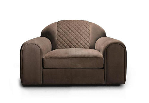 Fauteuil met geometrisch stiksel