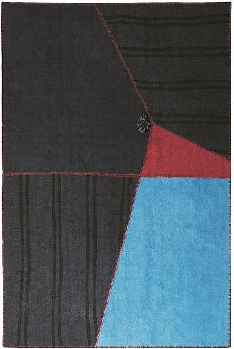 Tapis patchwork en chanvre Out Of The Blue