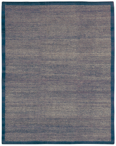 Mauro Border blauw vloerkleed