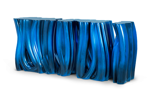 Buffet Monochrome bleu premium