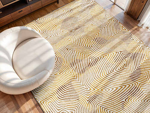 Tapis rond Indian Sand