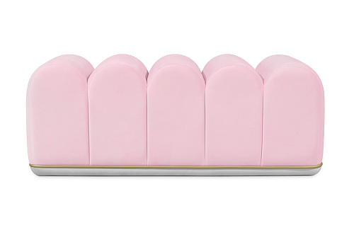 Banc Tourbillon sucré rose