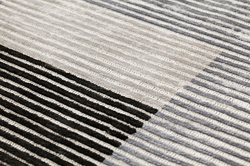 Tapis hand-loom en viscose Lines