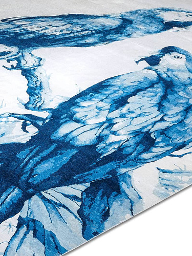 Two Parrots handgeweven vloerkleed