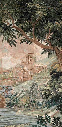 Tapisserie murale Cascade de porte droite
