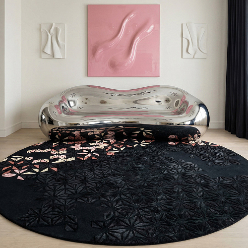 Harmony Black vloerkleed