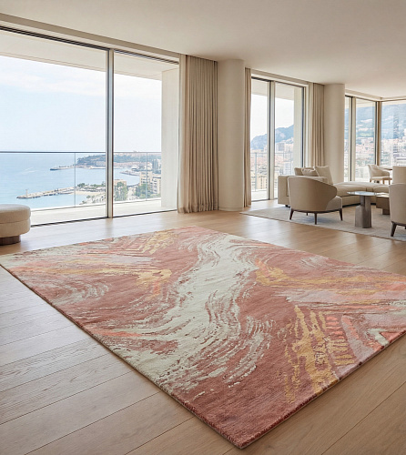 Tapis Marble Drift Rose