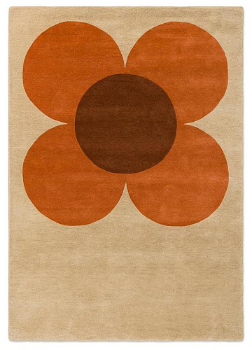 Flower Placement pompoen ecru loper