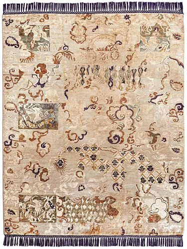 Tapis de luxe noué à la main Dragon