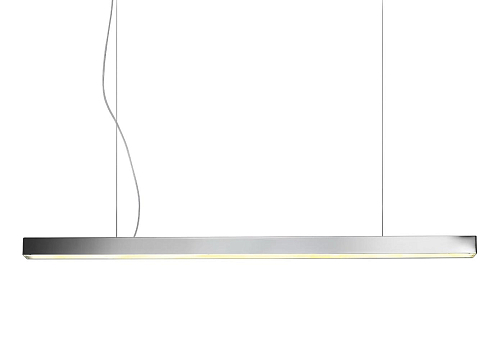 Nikkel lineaire LED hanglamp