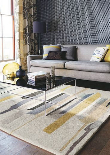 Zeal pewter vloerkleed