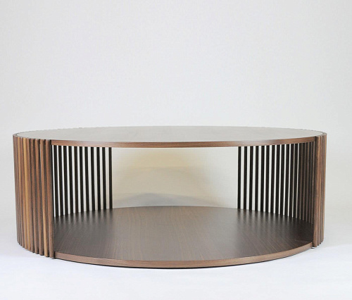 Grote houten salontafel