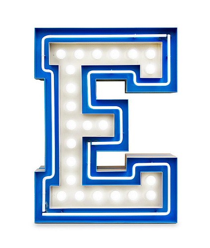 Enchanting letter E