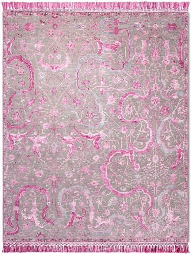 Tapis de luxe Tabriz Pink