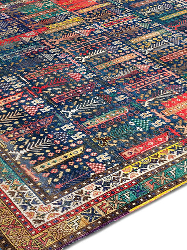 Original Natural Blue luxe vloerkleed