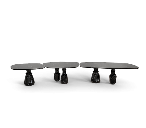 Obsidian modulaire eettafel