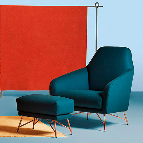 Fauteuil Wilma bleue