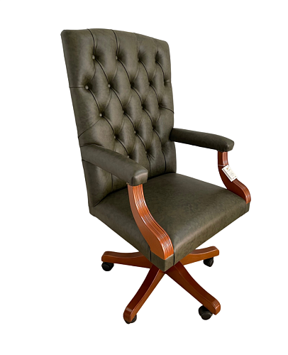 Fauteuil pivotant artisanal