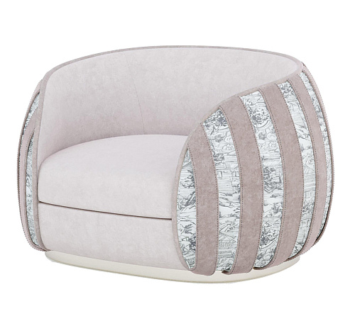 Fauteuil italien contemporain Loto