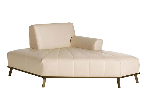 Méridienne extensible blanche