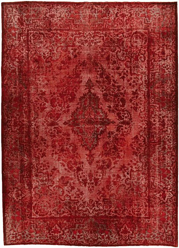 Rood vintage vloerkleed