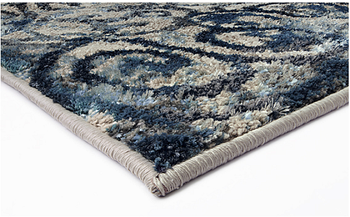 Antiek beige blauw vloerkleed