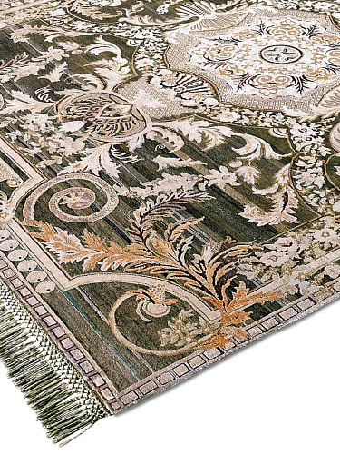 Azerbaijan silver luxe handgeknoopt vloerkleed