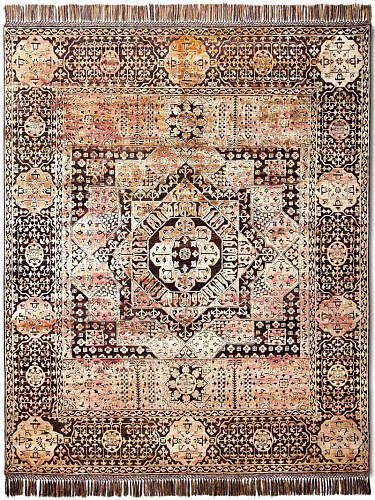 Tapis tissé main Strawberry Gold