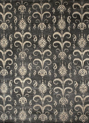 Tapis noué à la main Ikat laine