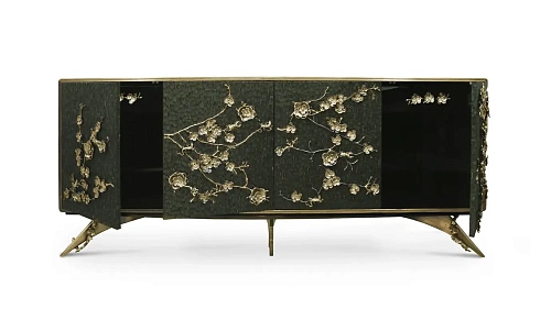Cabinet plumes de paon Mirage