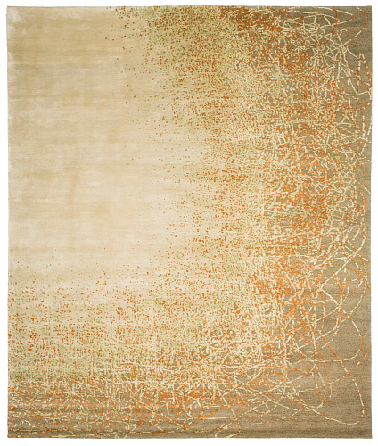 Ballpoint Art 4 beige vloerkleed