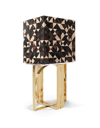 Mosaic walnoot kast