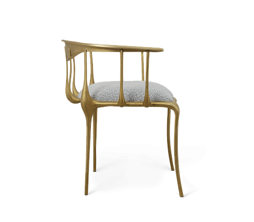 Satijnen luxe stoel