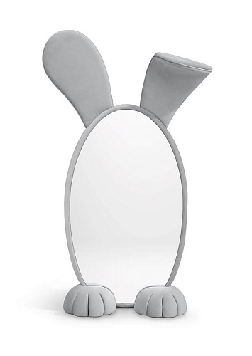 Miroir sur pied Lapin Wonderland