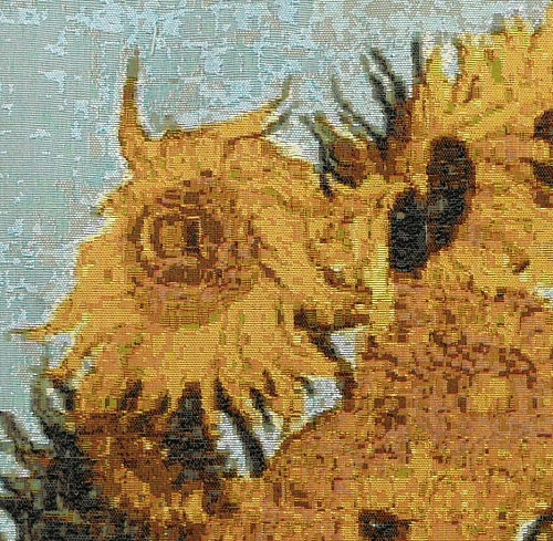 De zonnebloemen van Van Gogh wandtapijt