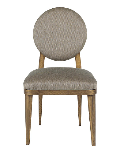 Chaise de salle à manger dossier rond Lavinia
