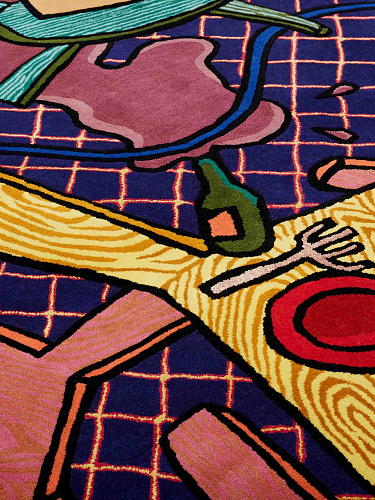 Tapis design tissé main Fortune