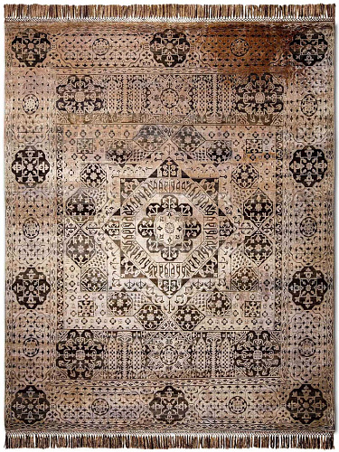 Tapis de luxe Gold mauve