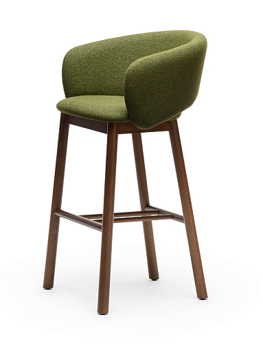 Bel groene walnoten barkruk