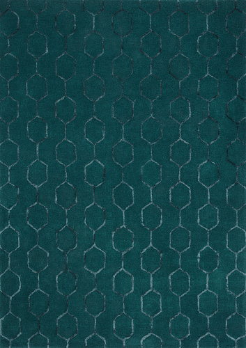 Gio teal vloerkleed