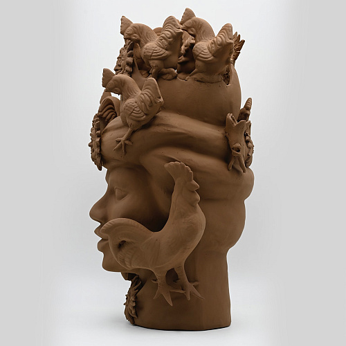 Moorkop exquise sculptuur