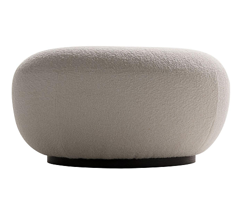 Pouf blanc Carol