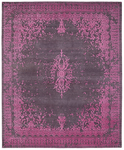 Ferrara Special Rocked grijs roze vloerkleed