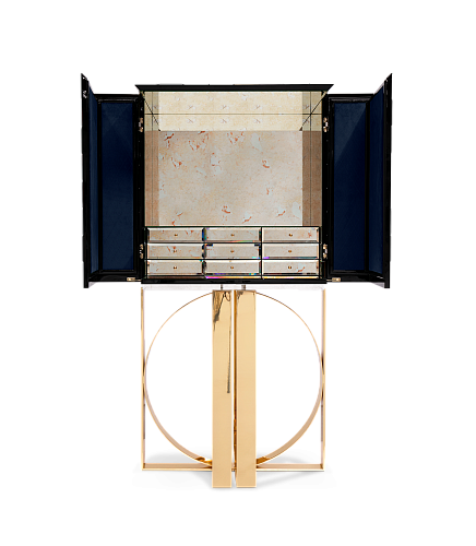 Mosaic walnoot kast