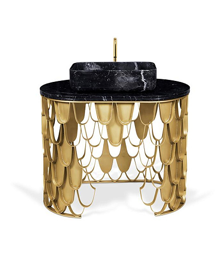 Meuble de salle de bain simple Carp