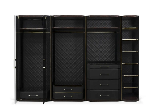 Armoire-penderie Cadence noire