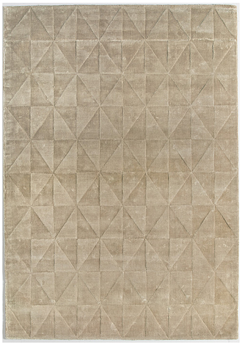 Tapis Triangles beige