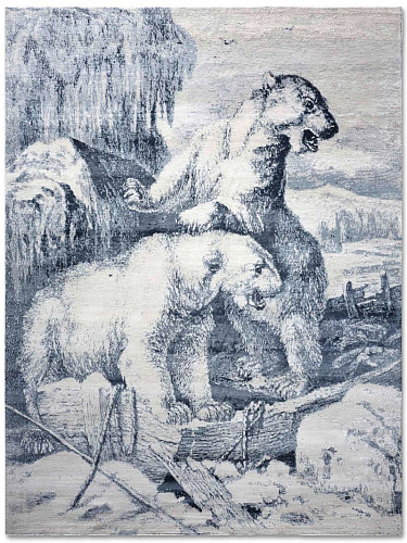 Polar Bear handgeweven vloerkleed