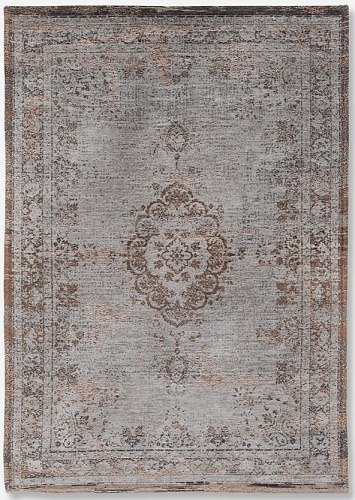 Vintage Style grijs turkoois vloerkleed