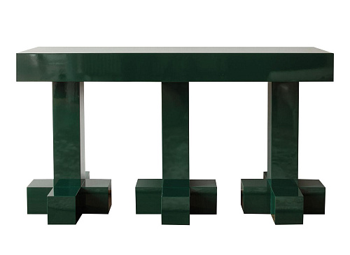 Console verte brillante
